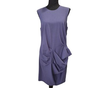 ⭐️Katherine Barclay Lavendar Pleated Front Sleeveless Dress Sz L
